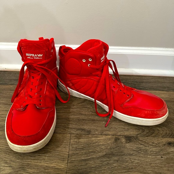 Lil Wayne x Supra S1W Red men’s shoes - Picture 1 of 3